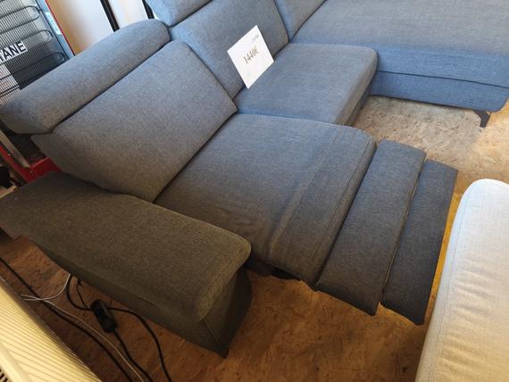 Ecksofa , Sofa, Polsterecke, Relaxfunktion 214 – Bild 4 von 4