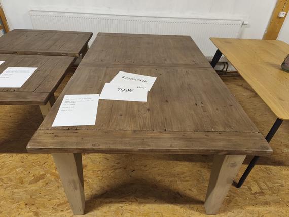 Tisch, Esstisch, Echtholz, 180 x 112cm, ausziehbar auf 244cm – Bild 1 von 3